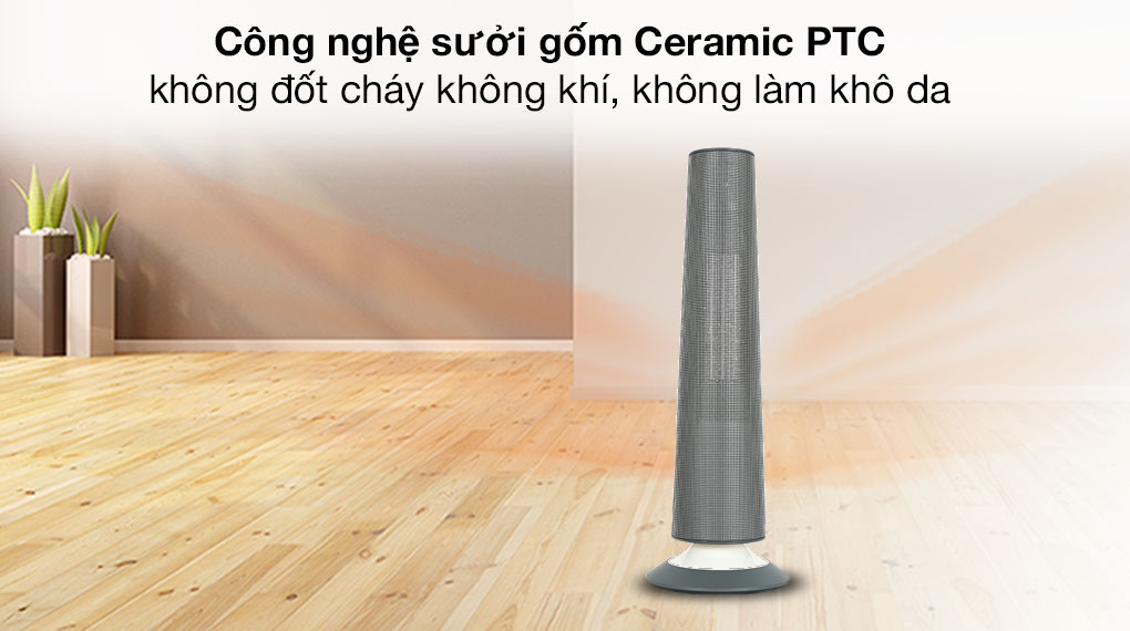 Quạt sưởi gốm Kangaroo KGFH09