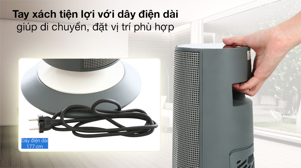 Quạt sưởi gốm Kangaroo KGFH09