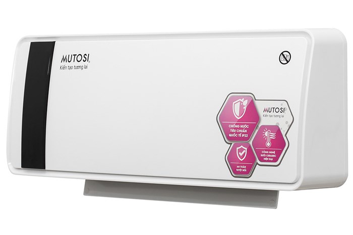 Máy sưởi gốm Ceramic Mutosi MCH-2000 Màu Trắng