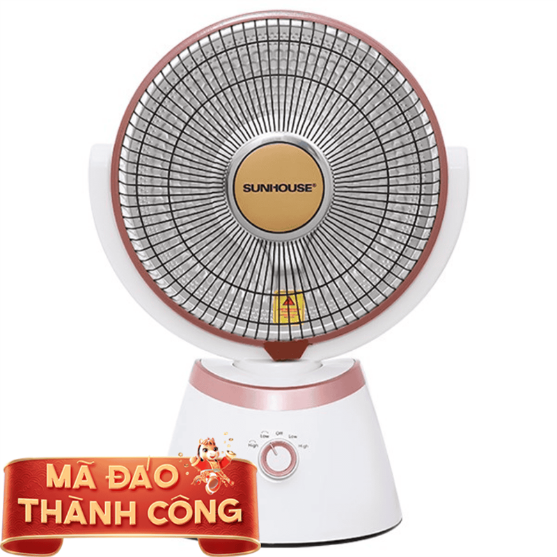 Quạt sưởi đèn carbon Sunhouse SHD7008