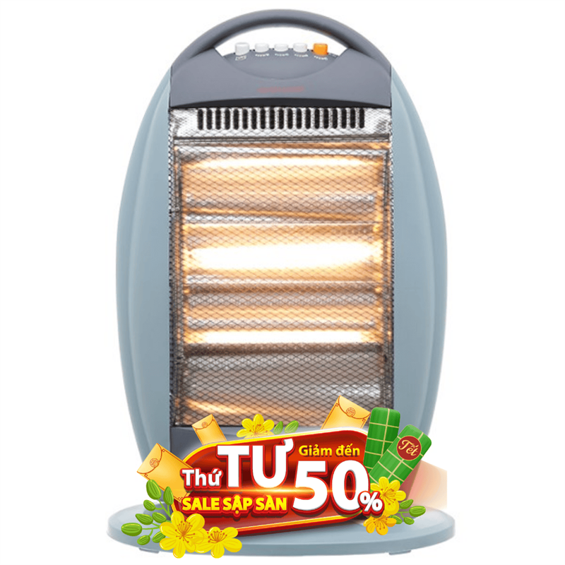 Máy sưởi đèn halogen Rapido RHH-1600M