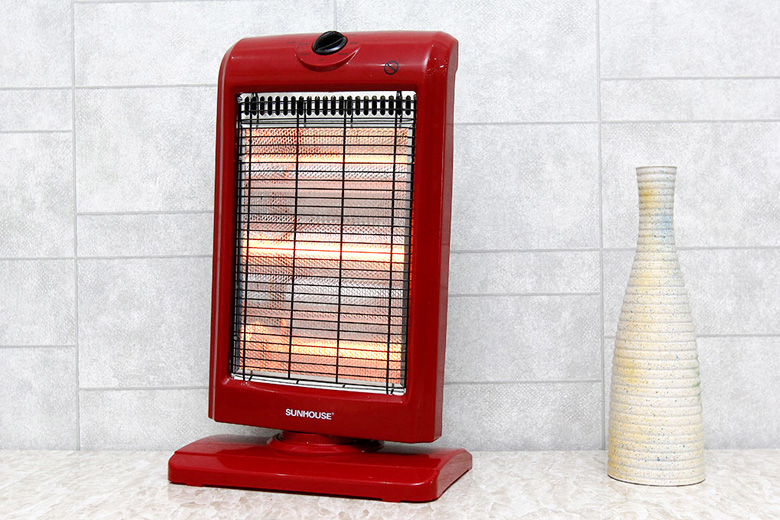 Sưởi ấm bằng đèn halogen