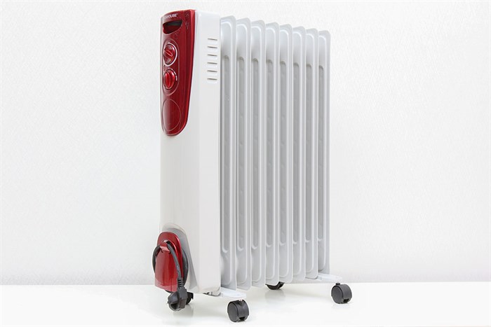 Quạt sưởi dầu Sunhouse SHD7080 Màu Trắng - Đỏ