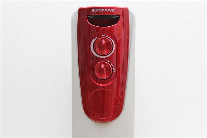 Quạt sưởi dầu Sunhouse SHD7080 Màu Trắng - Đỏ