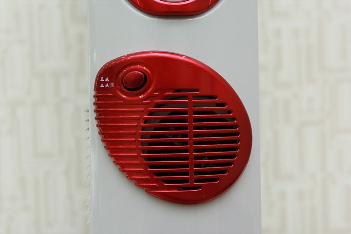 Quạt sưởi dầu Sunhouse SHD7081 Màu Trắng - Đỏ