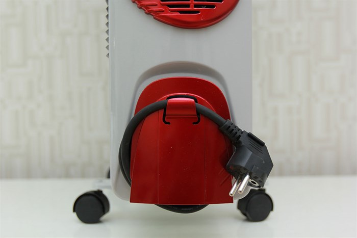 Quạt sưởi dầu Sunhouse SHD7081 Màu Trắng - Đỏ