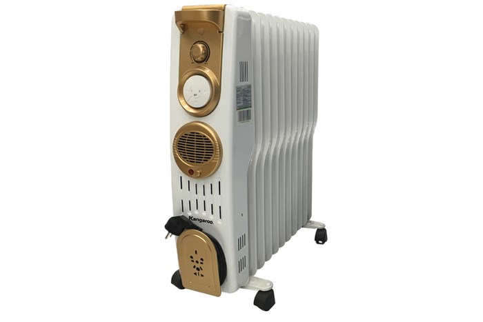 Quạt sưởi dầu Kangaroo KG955 Màu Trắng