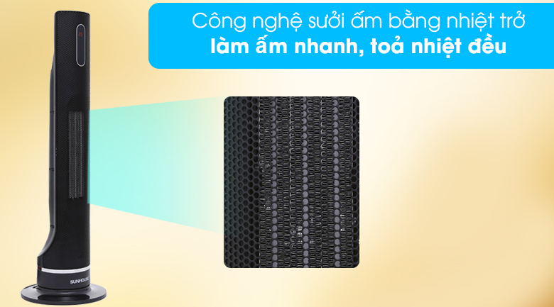 Quạt sưởi Sunhouse SHD7073