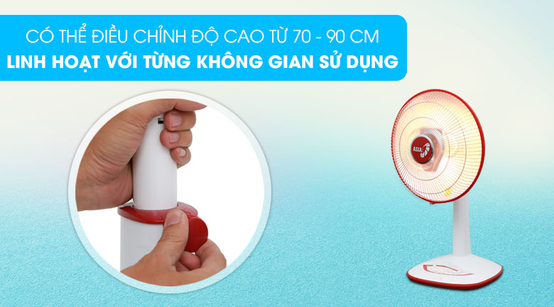 Quạt sưởi hồng ngoại Asia HF1401 800 W
