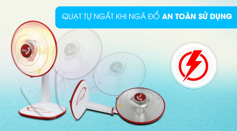 Quạt sưởi hồng ngoại Asia HF1401 800 W
