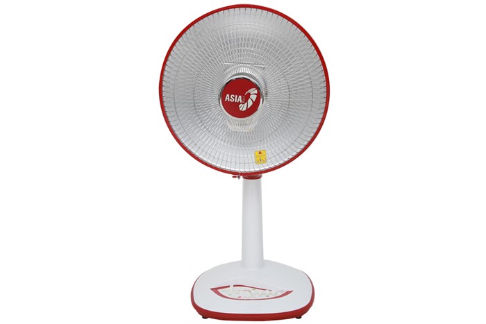 Quạt sưởi hồng ngoại Asia HF1401 800 W Màu Trắng