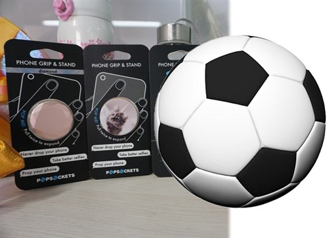 Giá đỡ điện thoại Popsockets Soccer Ball Bk Bk