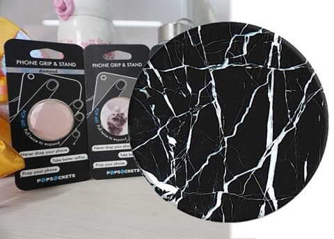 Giá đỡ điện thoại Popsockets Black Marble Bk Bk