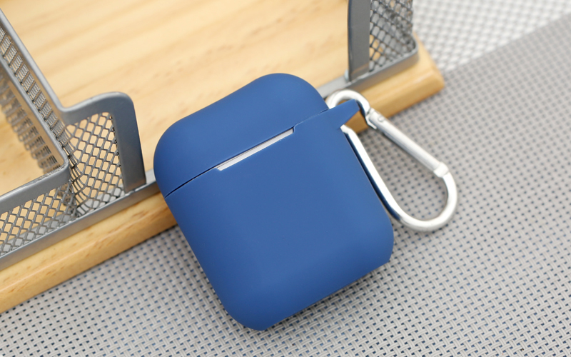 Túi đựng Airpod nhựa dẻo kèm móc JM AP02 Xanh thiết kế nhỏ gọn Túi đựng Airpod nhựa dẻo kèm móc JM AP02 Xanh thiết kế nhỏ gọn