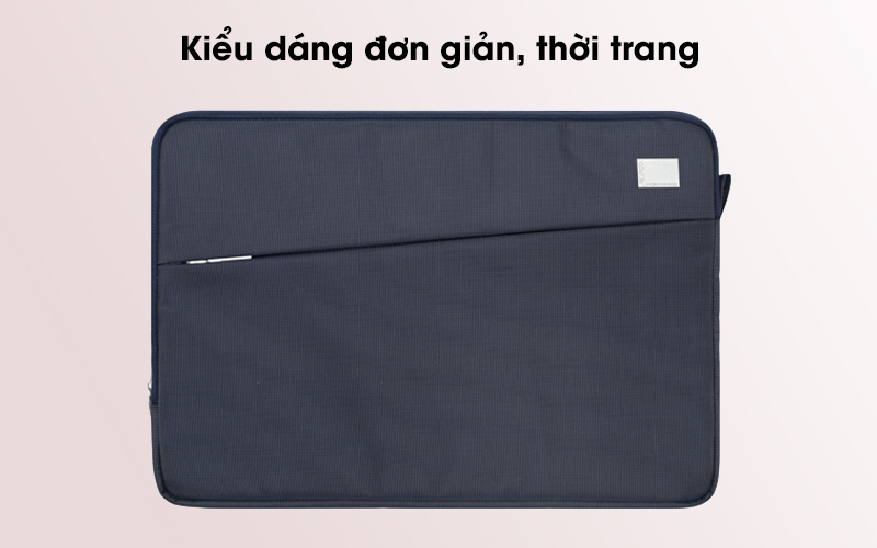 Túi chống sốc laptop 13 inch Jinya JA3006 xanh đen có thiết kế thời trang