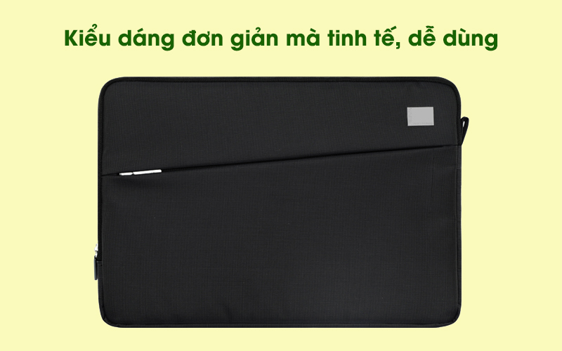 Túi chống sốc laptop 13 inch Jinya JA3005 Đen có kiểu dáng đơn giản