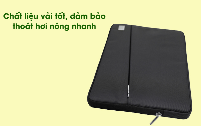 Túi chống sốc laptop 13 inch Jinya JA3005 Đen cho khả năng thoát hơi nóng nhanh