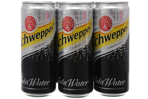 Nước Soda Schweppes lon 330ml (6 lon)
