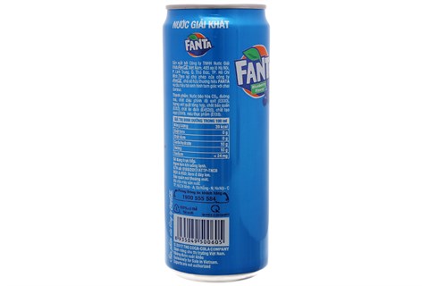 Nước ngọt Fanta hương việt quất lon 330ml