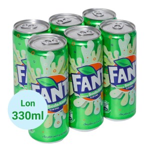 6 lon nước ngọt Fanta vị soda kem 330ml