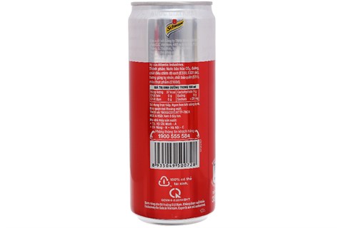 Nước Soda Schweppes dry ginger ale lon 330ml