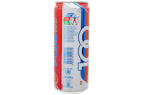 Nước ngọt có gas 100 Plus Isotonic drink hương Dâu lon 325ml