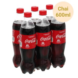 6 chai nước ngọt Coca Cola 600ml
