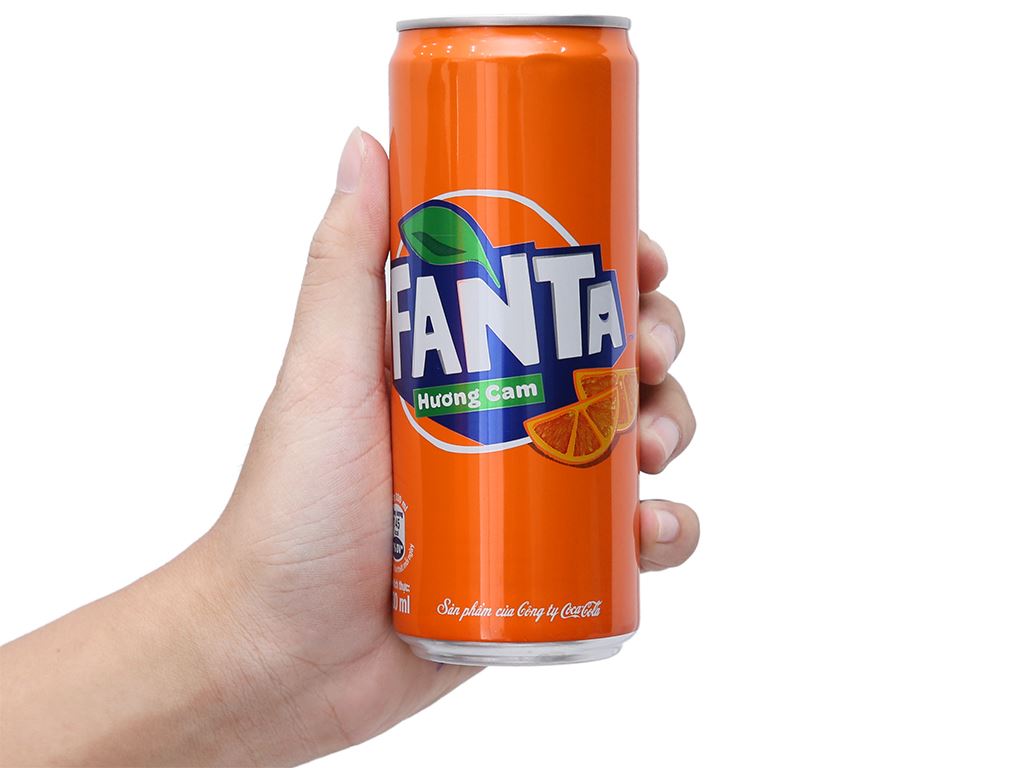 Thùng 12 lon nước ngọt Fanta hương cam 320ml 11