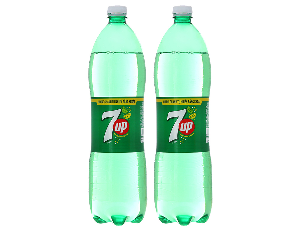 Combo 2 chai nước ngọt 7 Up vị chanh 1.5 lít 1