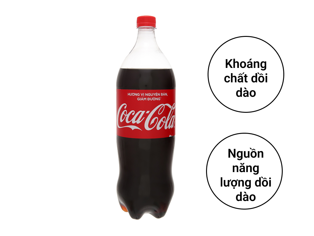 Nước ngọt Coca Cola nguyên bản (giảm đường) chai 1.5 lít 0
