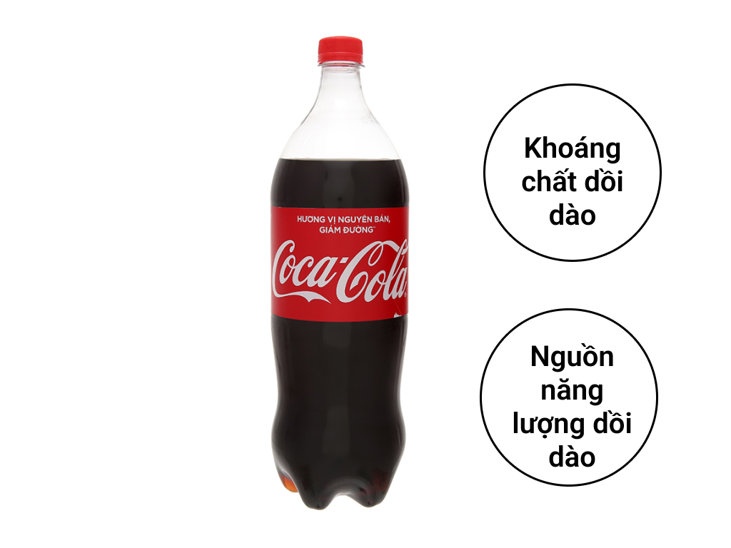 Nước ngọt Coca Cola nguyên bản (giảm đường) chai 1.5 lít 2