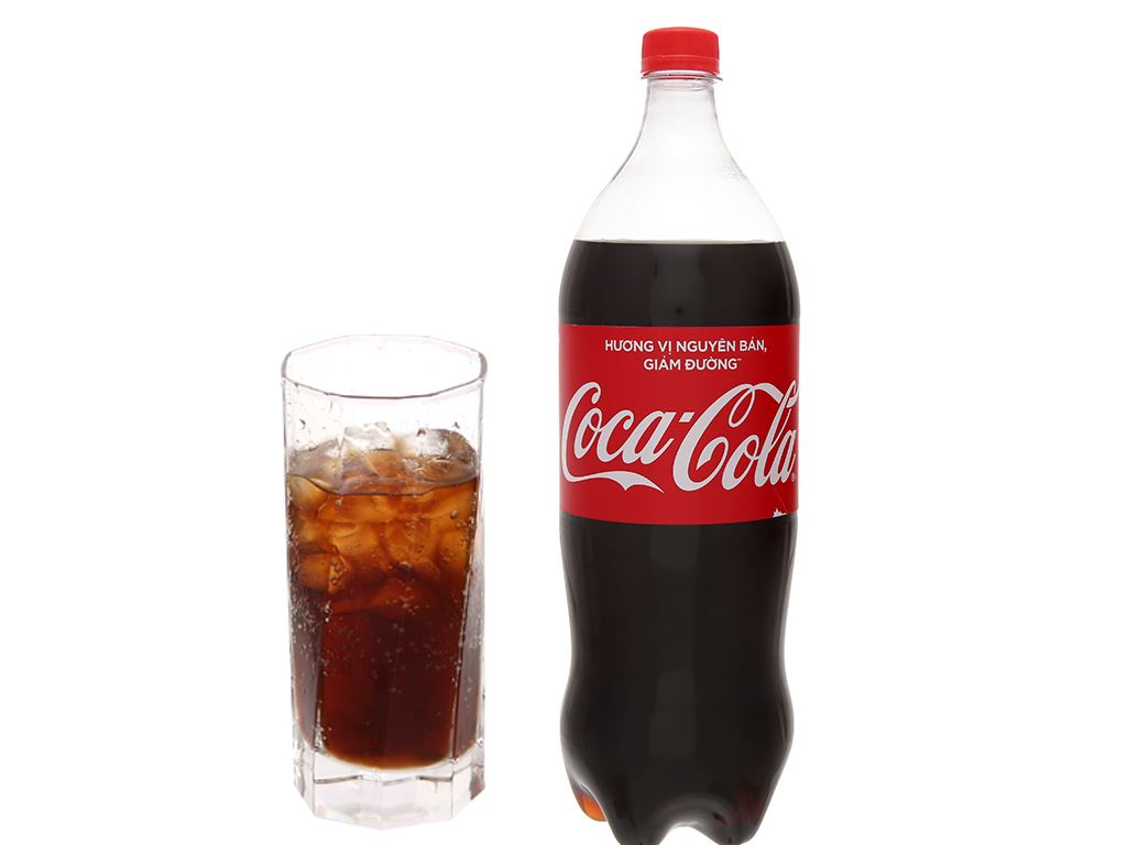 6 chai nước ngọt Coca Cola nguyên bản (giảm đường) chai 1.5 lít 12