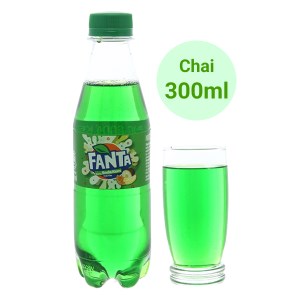 Nước ngọt có ga Fanta hương soda kem trái cây chai 300ml