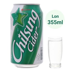 Nước uống có ga Chilsung Cider lon 355ml