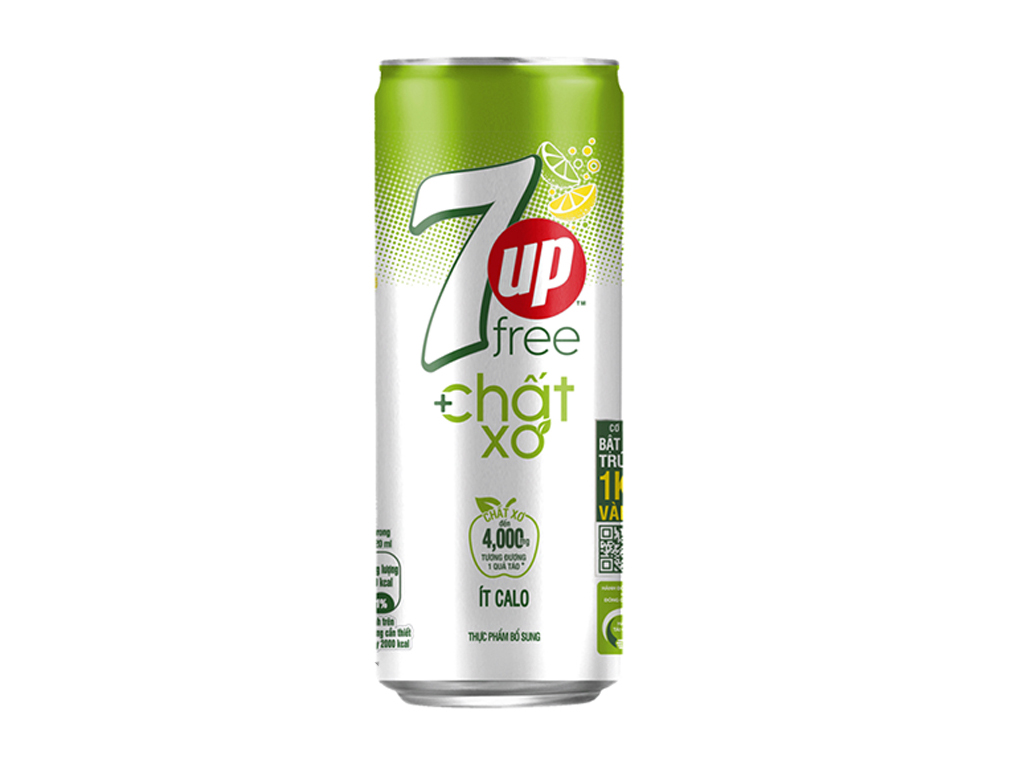 Nước ngọt 7 Up bổ sung chất xơ lon 320ml ở Bách hóa XANH Nước ngọt 7 Up bổ sung chất xơ lon 320ml ở Bách hóa XANH