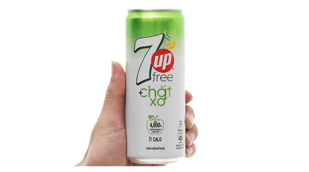 Nước ngọt 7Up bổ sung chất xơ