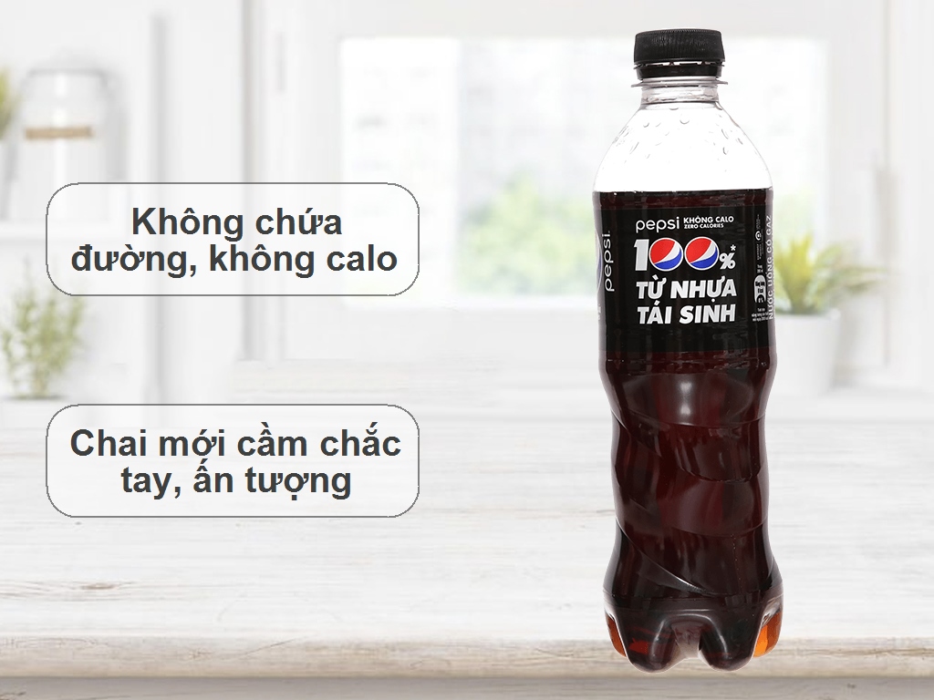 Thùng 24 Chai Pepsi Không Calo 390ml Tại Bách Hoá XANH