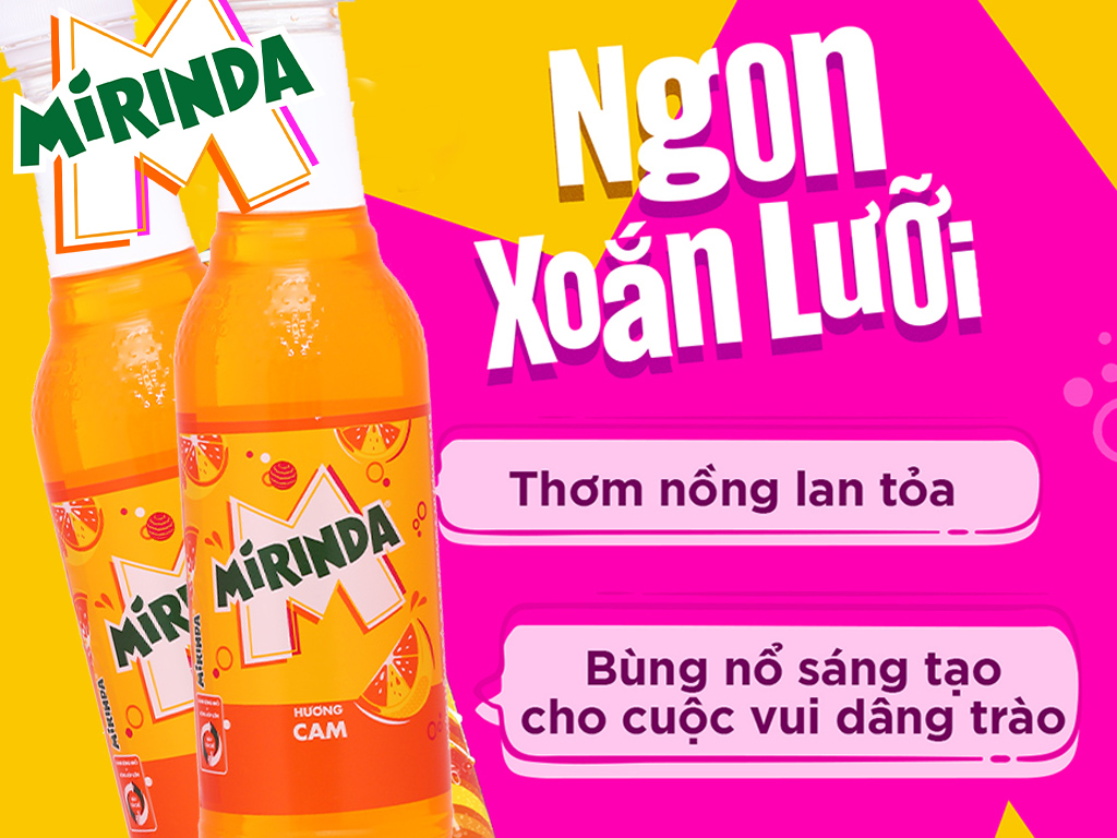 6 chai nước ngọt Mirinda cam 330ml tại Bách hoá XANH