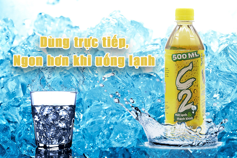 Nước giải khát C2 Trà Xanh hương Chanh chai 500ml