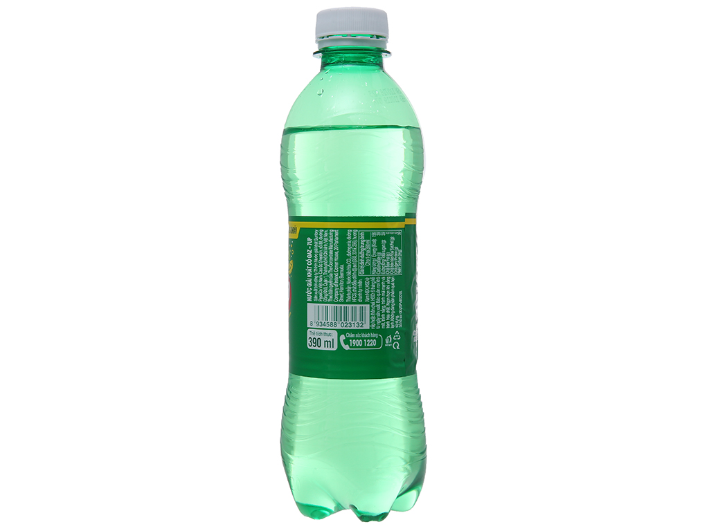 Nước ngọt 7 Up vị chanh chai 390ml 3