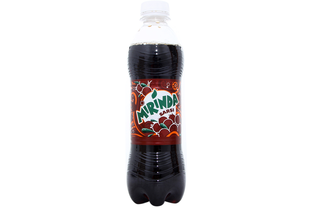 Nước ngọt Mirinda hương Xá Xị chai 390ml