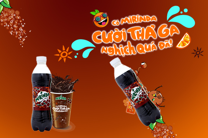 Mirinda Xá Xị chai 390ml