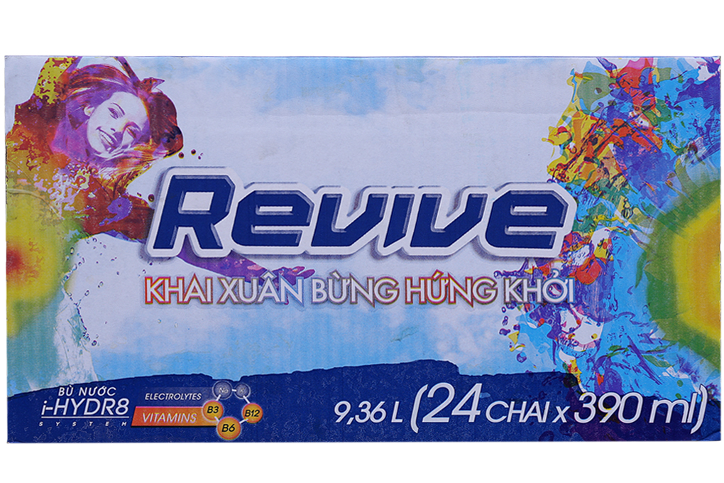Nước ngọt có ga Revive chai 390ml (Thùng 24 chai)
