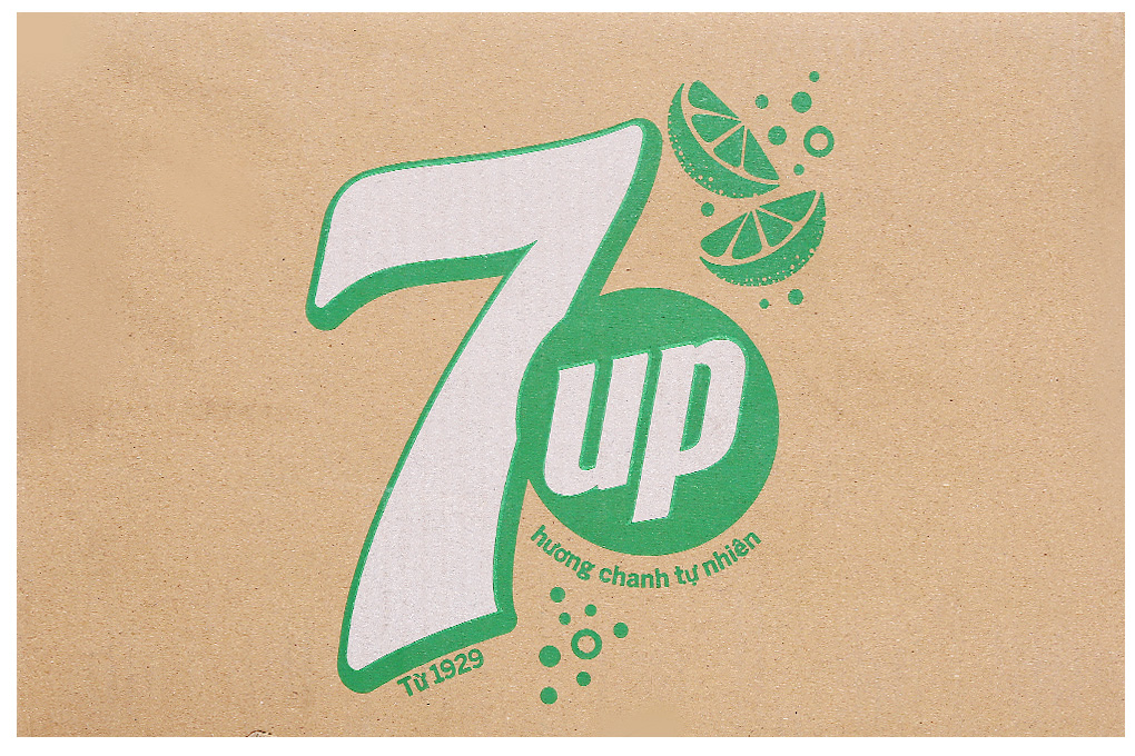 Nước ngọt 7 Up hương Chanh lon cao 330ml (thùng 24 lon)