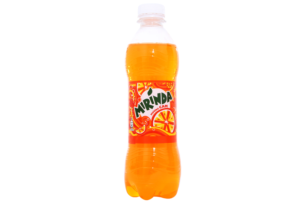 Nước ngọt Mirinda vị Cam cực mạnh chai 390ml