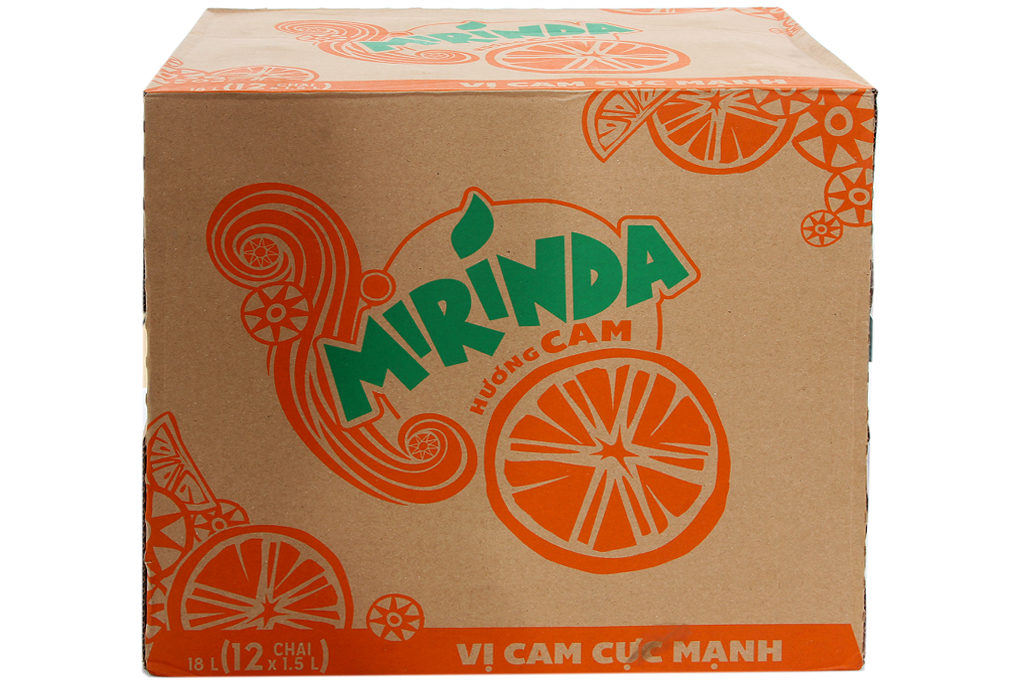 Nước ngọt Mirinda hương cam chai 1.5l (thùng 12 chai)