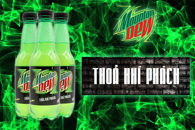 Moutain Dew chai 390ml