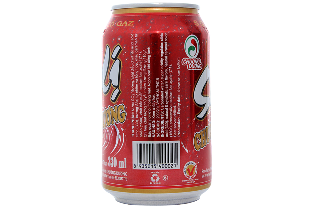 Nước Sá xị Chương Dương lon 330ml