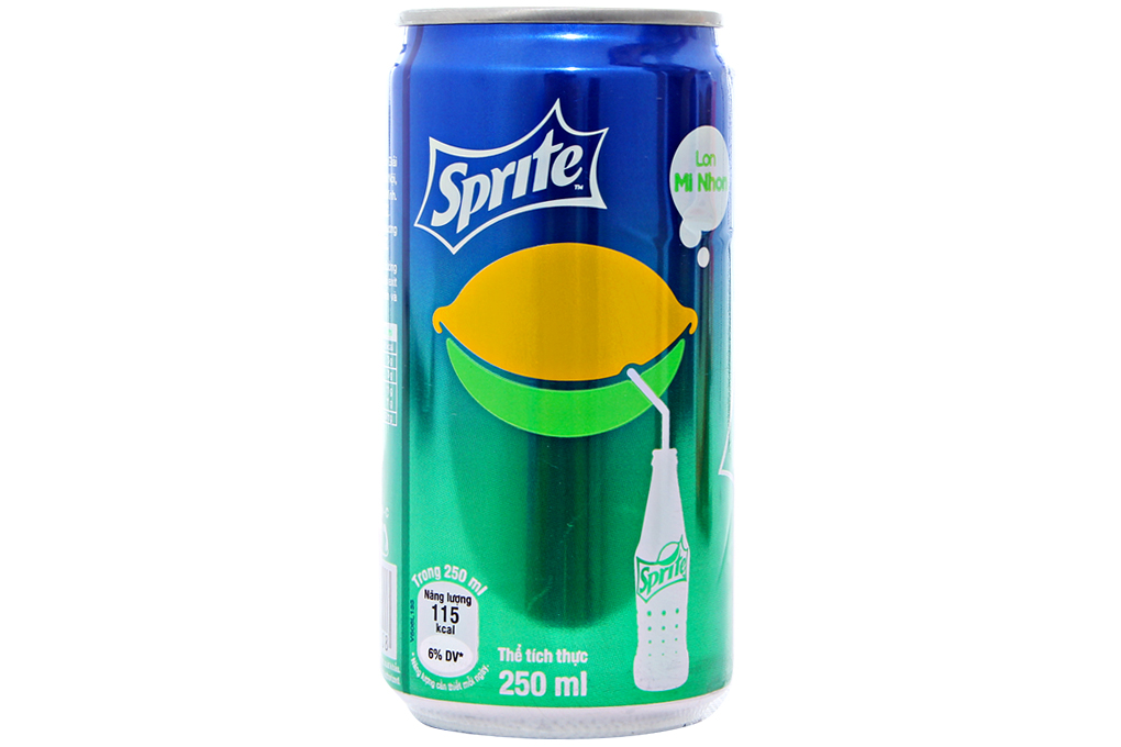Nước ngọt Sprite hương Chanh lon 250ml