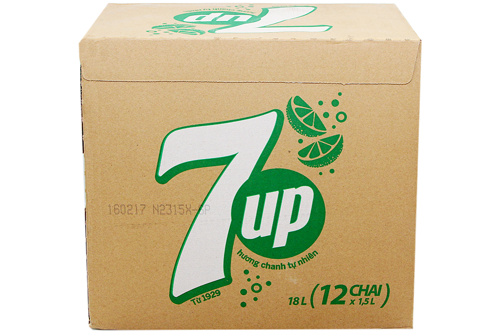 Nước ngọt 7 Up chai 1500ml (thùng 12 chai)